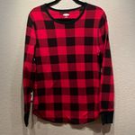 Old Navy  Women’s Thermal Waffle Knit Buffalo Plaid Buffalo Check Shirt Size XL Photo 0