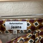 Reformation  Jackie printed mini denim skirt Photo 6