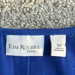 kim rogers Curvy Blue and Green Tie Dye Flowy Boho Blouse size 3X Photo 5