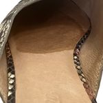 Madewell  Remi Slides Snakeskin Print Pointed Toe Mules Flat Loafers Shoes Size 9 Photo 6