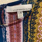 Fourteenth Place  Aztec Boho Style Blouse Photo 5