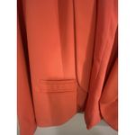 Trouvé Women’s Draped Collar Blazer Jacket Coral Open Front Structured SZ XS Photo 5