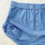 Anthropologie The Wren Stripe Boxer Shorts: Rolled Edition Size L Photo 4