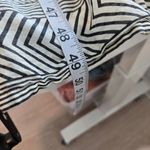 Natural Life  Tiered bohemian Tiered Blue Stripe Dress size Medium Photo 11