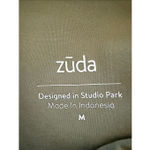 Zuda Ivy Moss Green Covered Button Shirt M Size M Photo 5