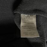 Frank & Eileen  Effie Funnel Neck Capelet Sweater Triple Fleece Size L BlacK Photo 5