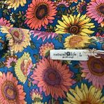 Natural Life Patti Tie Front Maxi with Sunflowers on Green Size L Photo 6