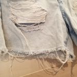 American Eagle {4}  Mom Short Denim Jean Distressed Destroyed Ripped Photo 5