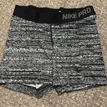Nike Black White  Dri-Fit Spandex Pro Shorts S Photo 0