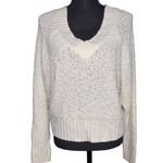 Jolie & Joy Boucle Sweater White Size M Photo 0