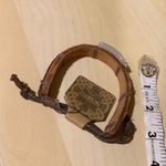 Natural stone hand made unisex leather bracelet Photo 5