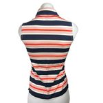 Tory Burch Sport Multicolor Striped Collared Sleeveless Activewear Yoga Shirt S Photo 1