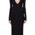 SKIMS  Soft Lounge Plunge Long Dress Long Sleeve Onyx XS NWT ( SOLD OUT) Photo 0