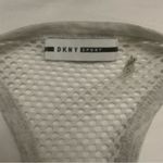 DKNY Gray Sport Shirt with Netted Back Detail L Sportswear Athleisure Sporty Photo 7