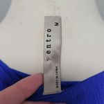 Entro  blue crepe tassel crochet tassel trim shift dress size medium Photo 5