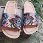 Melissa  Beach III Floral Butterfly Pink Slides Photo 1