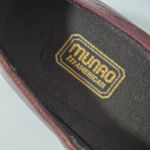 Munro American Women's Burgundy Leather Slip On Block Heel Dress Shoes Size 10 N Brown Photo 8