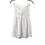 Aura ‎ Sleeveless Babydoll Mini Dress White NWT Small Photo 1