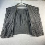 Lululemon Sz 8 Coast Wrap II Heathered Medium Grey Stretch French Terry Layering Photo 9