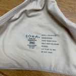 Soma Enbliss Racerback Bra Size 36C Comfort Beige Everyday Front Close Lined Photo 3