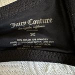 Juicy Couture Black Bra 34C Women’s Wireless Lined Photo 8