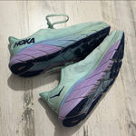 Hoka  Women's Arahi 6 Mint and Lavender Running Shoes Photo 8