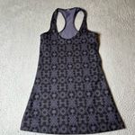 Lululemon Top Womens 4 Black Grape Mini Prisma Nightfall Cool Racerback Tank Top Photo 1