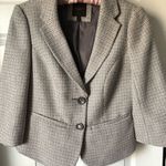 The Limited  Tweet wool blend Women's Blazer babydoll ruffle back size S Photo 2