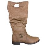 Journee Collection Journee Tan Knee-High Boots Photo 5