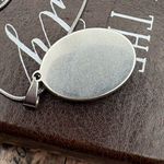 Handmade  Floral Pendant Necklace – Stainless Steel 20” Chain Photo 4