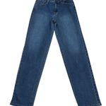 Camila Coelho  Studded Mid Rise Straight Leg Medium Dark Wash Jeans Size 6 Photo 2