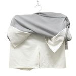 Athleta NWT  Brooklyn Skort Size 14 Textured 16” Pull On Gray Ivory Stripe NEW Photo 6