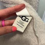 UGG  Soft Cream Hooded Robe Above the Knee Hooded with Waist Tie Women Size Large Photo 4