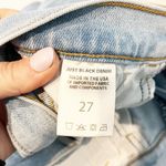 Just Black Denim The High Rise Cuffed Palazzo Wide Leg Light Wash Jeans 27 / 4 Photo 3