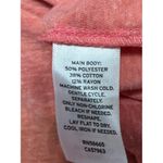 BP Tank Top Heathered Lettuce Edge Hem Sleeveless Coral Pink Women's Medium NWOT Photo 7