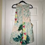 angelique Tropical Floral Mix Print Sleeveless Wrap Skort Romper Size S Photo 9