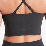 Athleta cinch long line bra black medium Photo 2
