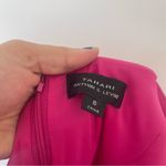 Tahari Arthur S. Levine Fuchsia Satin Sheath Dress with Bow Women's Size 8 Pink Photo 5