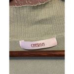 Cherish green long sleeve cardigan size large Photo 1