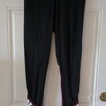Victoria's Secret PINK Yoga Pants Womens Medium Black Lace LEGGINGS Y2K SHAPING Photo 0