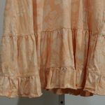 Fresh Produce  Sleeveless Ruffle Hem Tank Dress Peach Floral Size Medium USA Photo 6