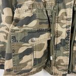 Ci Sono Camo Jacket Army Military Style Zip and Snap Closure Grunge Indie Sleaze Photo 3