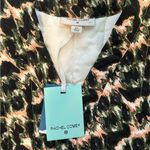 Rachel Comey New NWT  Olive Green Leopard Print Cropped Quilted Jacket Size 2X Photo 4