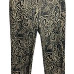 Ralph Lauren Lauren Paisley Ankle Pants Size 6P Old Money Preppy Mature Career Photo 0