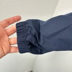 Champion  Navy Pullover Windbreaker Jacket V-Neck Yellow Trim Size S Gorpcore Photo 5