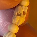 Vintage hand carved Elephant necklace tribal ethnic Photo 5