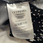 Ivyrevel Moon & Star Galaxy Space Galactic Print Bell Sleeve Deep V Mini Dress M Black Size M Photo 6