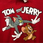 Tom and Jerry Cartoon red Hoodie Juniors Size M 7 Photo 1