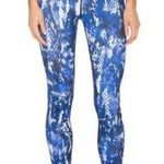 Alo Yoga  blue airbrush python skinskin leggings M Photo 0