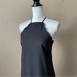 Lulus  | Black Scalloped Endlessly Endearing Mini Dress Sz XS Photo 3